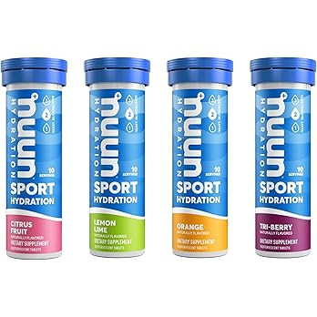 Nuun Sport Electrolyte Tablets for Proactive Hydration, Mixed Citrus Berry Flavors, 4 Pack (40 Se... | Amazon (US)
