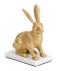 5x7 Bunny With Marble Base | TJ Maxx