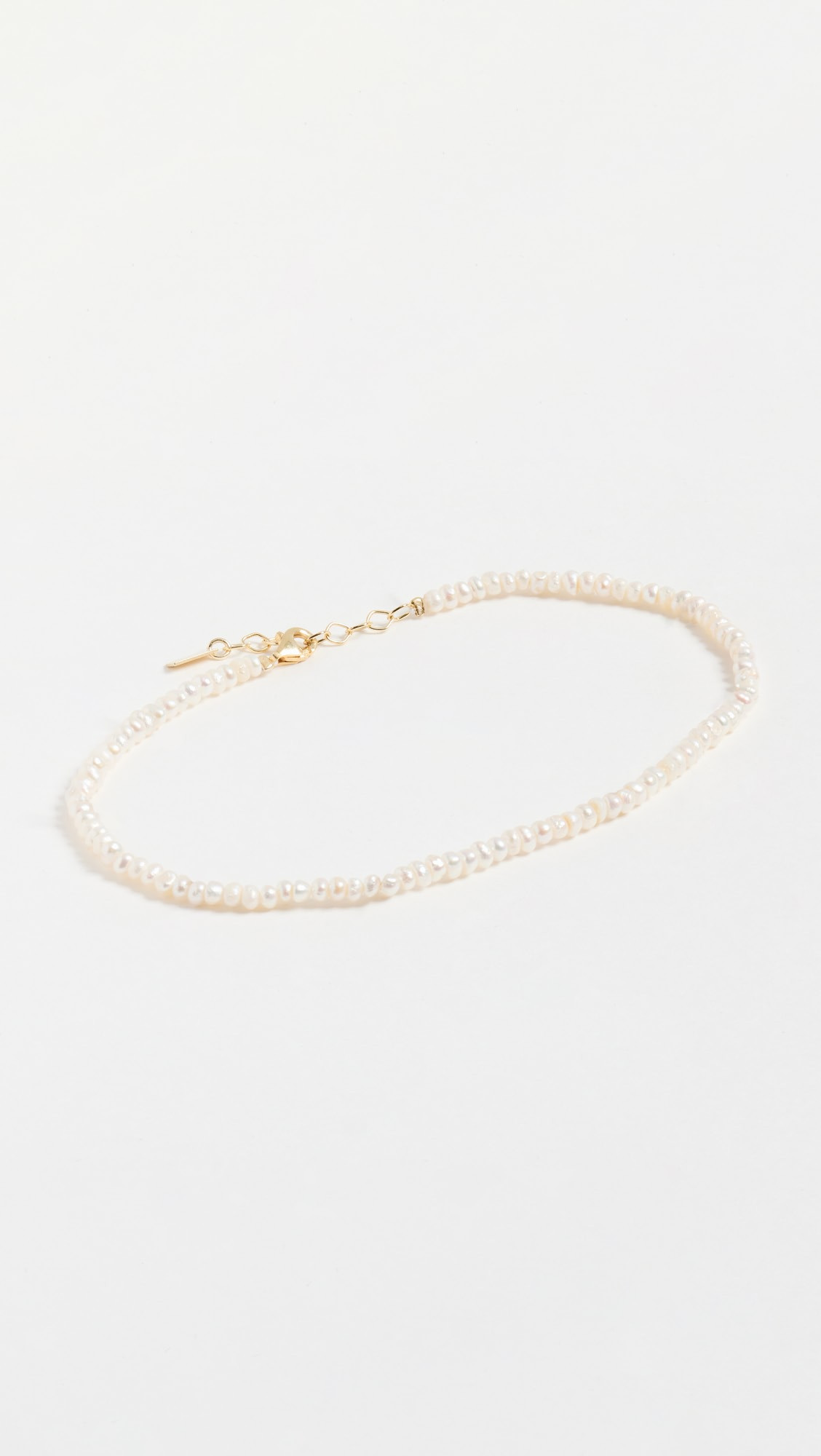 By Adina Eden Tiny Pearl Anklet | Shopbop | Shopbop