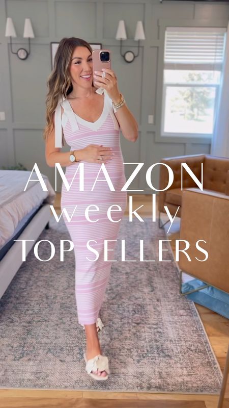 #amazon #springdresses #maternity #amazonsale 
This weeks TOP SELLERS that I can’t stop wearing! All still ON SALE for one more day! 

#LTKbump #LTKfindsunder50 #LTKstyletip