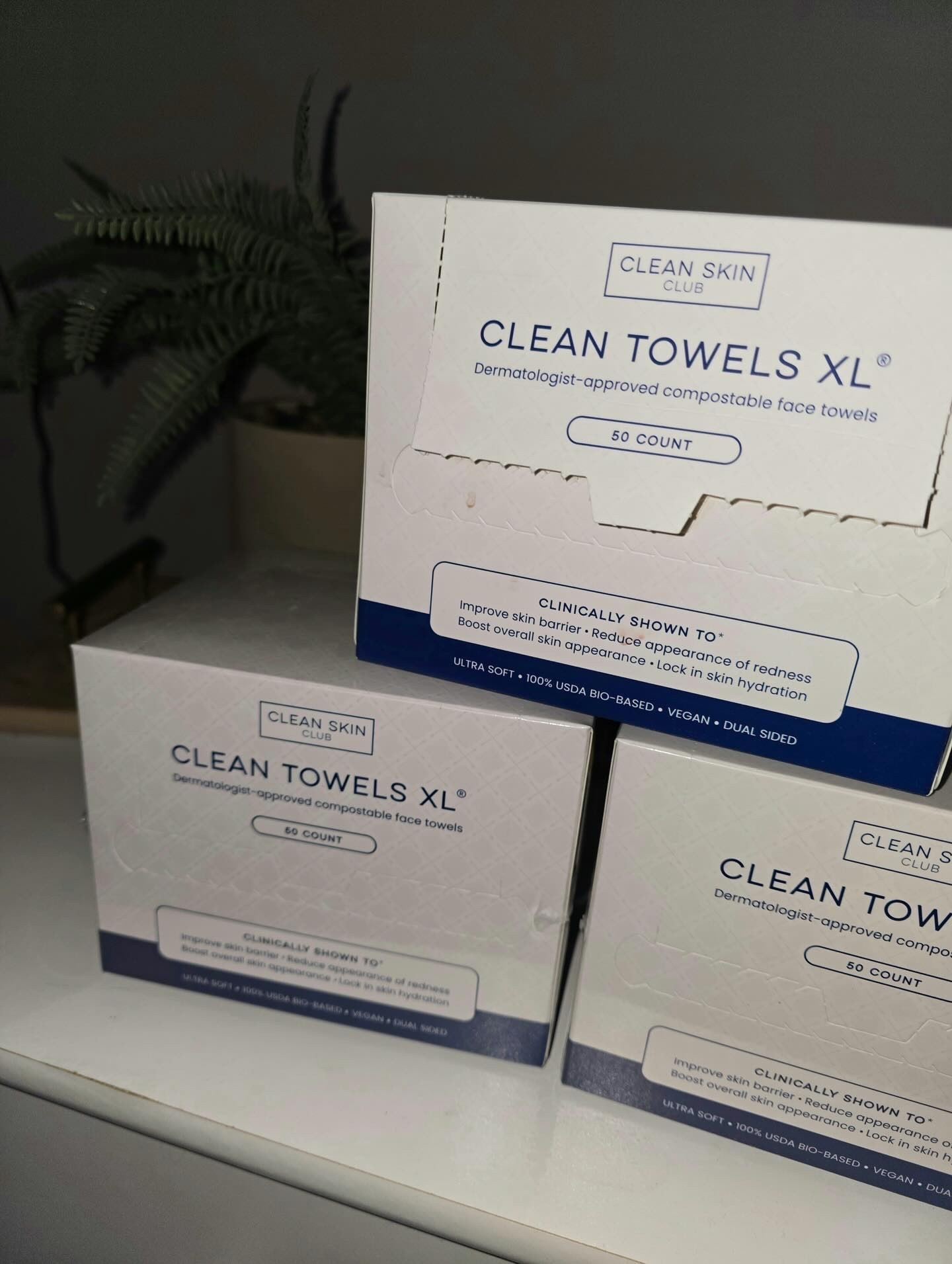 If you’re serious about clear, healthy skin, Clean Skin Club Clean Towels are a must-have in your skincare routine. These ultra-soft, disposable face towels are dermatologist-recommended and help reduce bacteria transfer from traditional bath towels. I use one fresh towel every time I wash my face for a cleaner, more hygienic cleanse—especially perfect for acne-prone, sensitive, or mature skin.✔️ Single-use & ultra-absorbent✔️ Gentle enough for sensitive skin✔️ Helps prevent breakouts & irritation✔️ Great for makeup removal, cleansing & drying✔️ A skincare essential for travel, gym bags & everyday useThis is one of those small swaps that makes a BIG difference in your skin. Once you try disposable face towels, you’ll never go back.#skincareessentials #cleanskinroutine #ltkbeauty

Comment SHOP below to receive a DM with the link to this post on my LTK ⬇ https://liketk.it/5M4MH #selfcare #skincare #glassskin