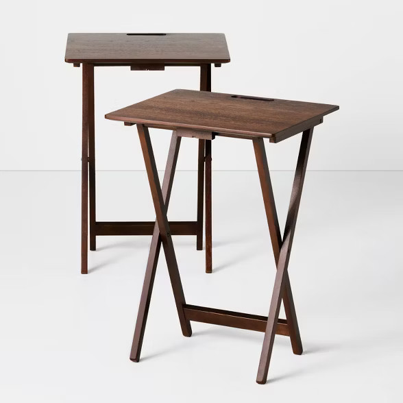 TV Tray Table Set Brown - Hearth & Hand™ with Magnolia | Target