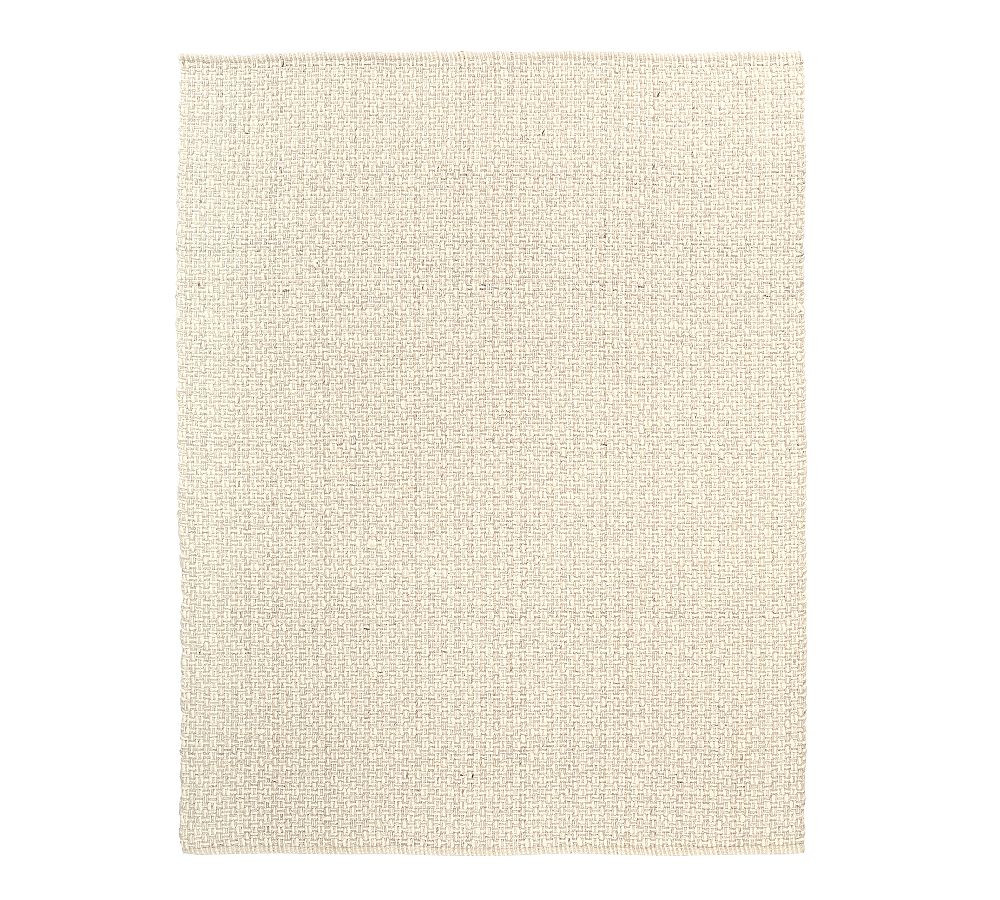 Cozy Basketweave Sweater Wool Rug | Pottery Barn (US)