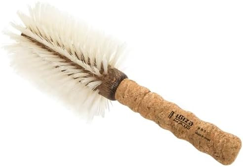 Ibiza Hair Boar Bristle Round Brush (B5-80mm) | Blonde Bristles & Cork Handle | Ideal for Color T... | Amazon (US)