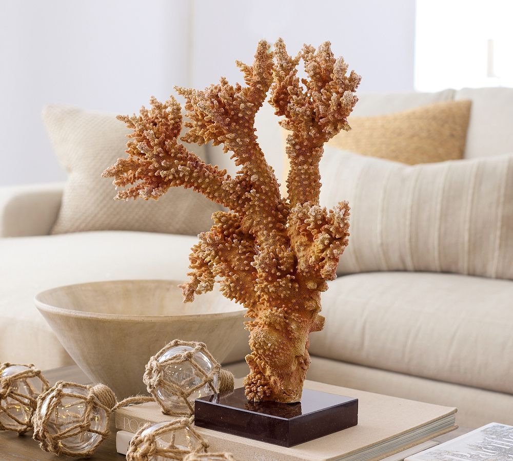 Faux Yellow Staghorn Coral | Pottery Barn (US)