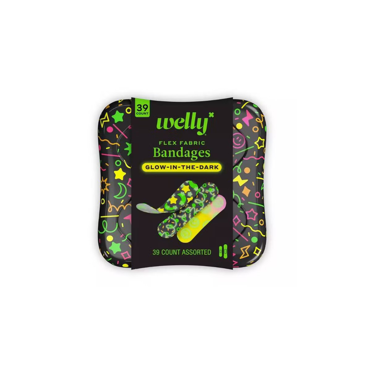 Welly Glow-in-the-Dark Bandages - 39ct | Target