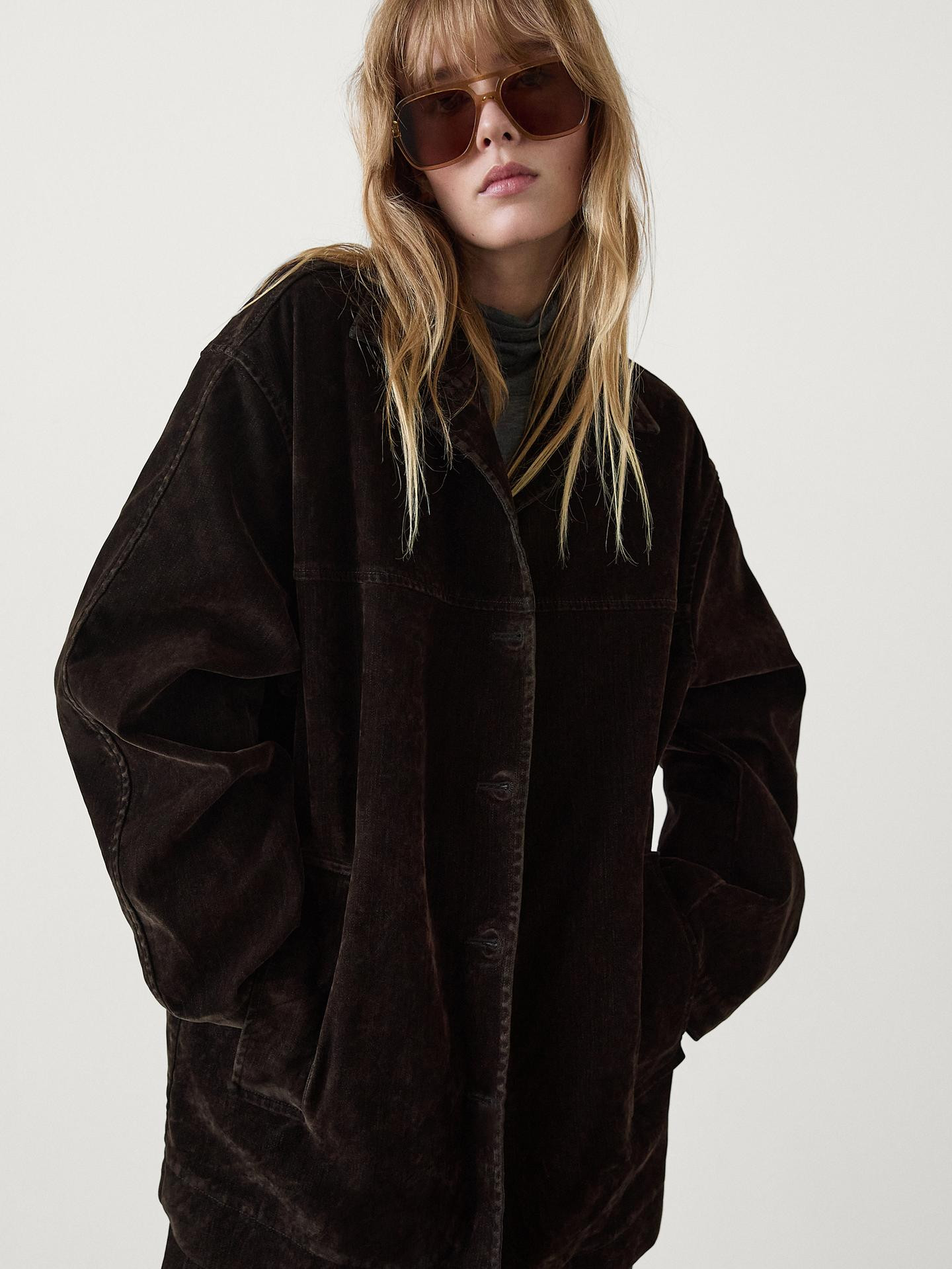 LIGHTWEIGHT FLOCKED QUILTED JACKET | Massimo Dutti US