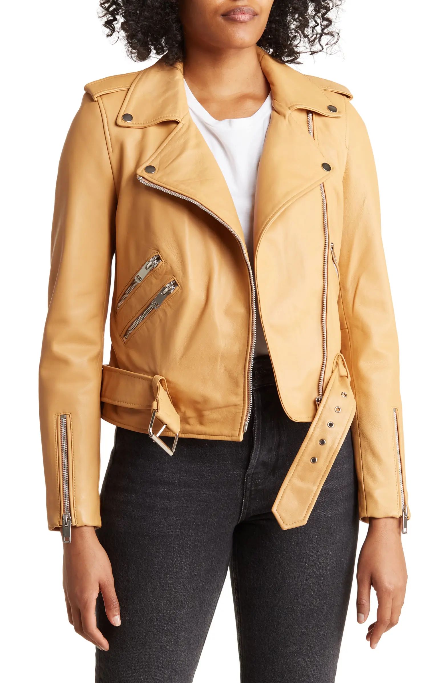 Allison Leather Moto Jacket | Nordstrom Rack