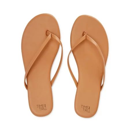 Time and Tru Women s Barely-There Sandals | Walmart (US)