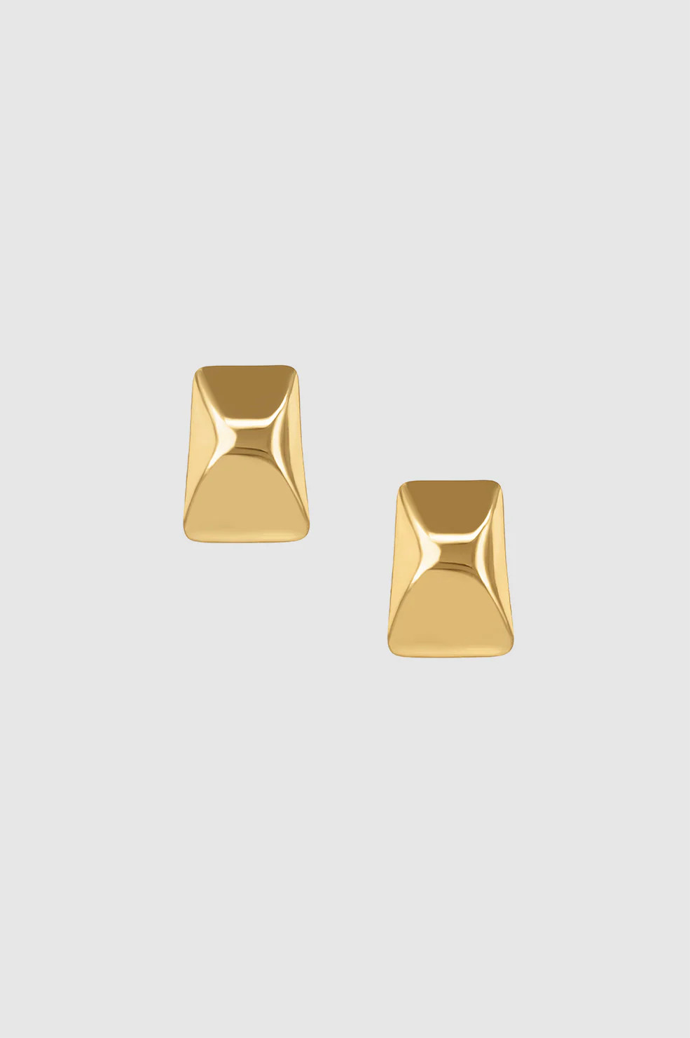 Curved Rectangle Earrings | Anine Bing