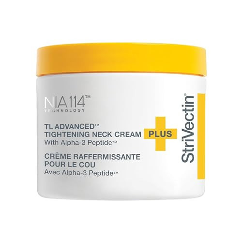 StriVectin TL Advanced Tightening Neck Cream PLUS - 3.4 oz - Tighten and Lift Neck Cream, Visibly Reduces Sagging and Crepey Skin, Improves Décolleté Lines and Wrinkles for Smooth, Youthful Skin | Amazon (US)