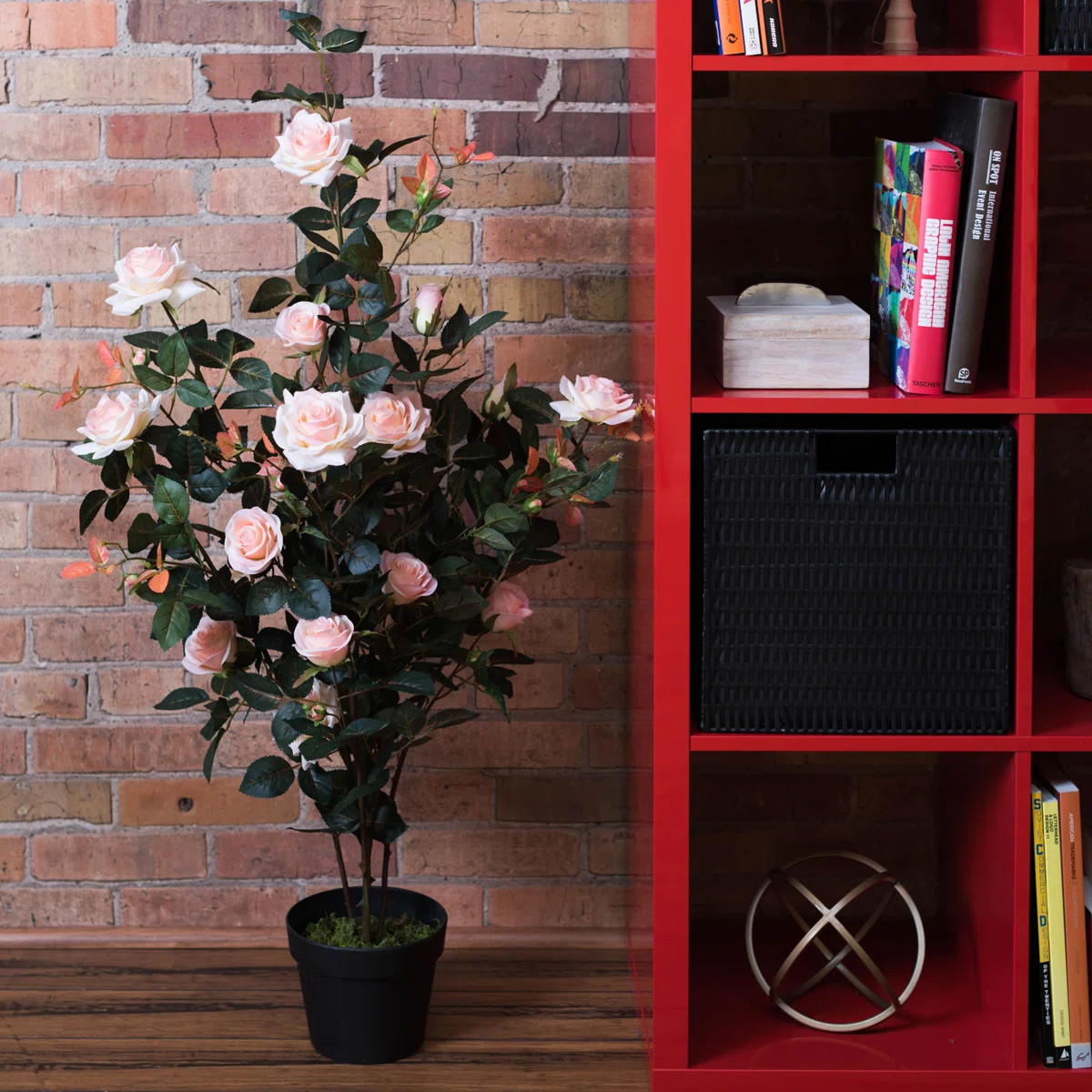 45" Artificial Rose Plant in Pot | Wayfair North America