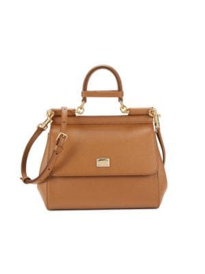 Large Sicily Leather Satchel | Saks Fifth Avenue OFF 5TH