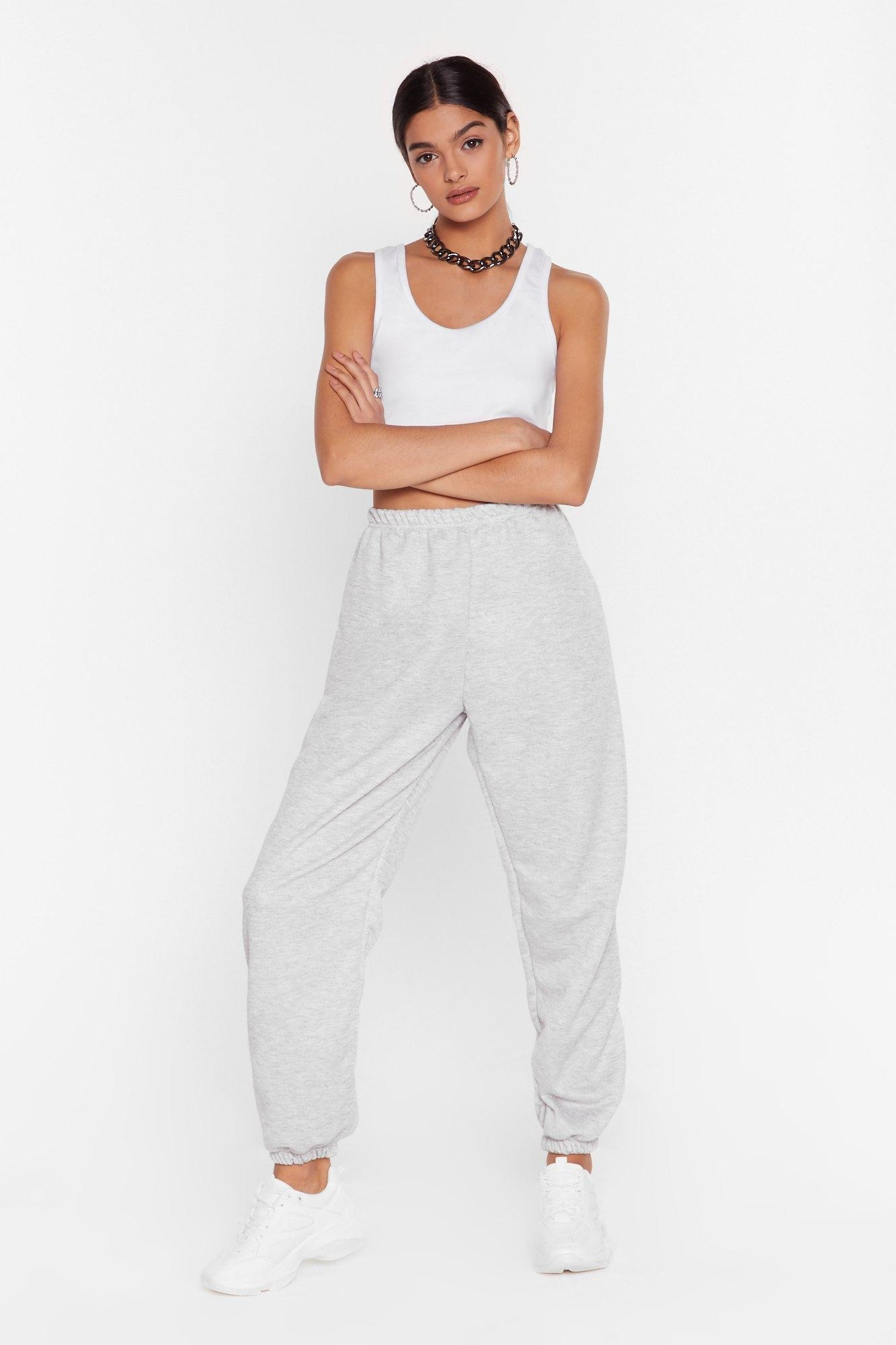 Don't Sweat the Small Stuff Cuffed Joggers | NastyGal (US & CA)