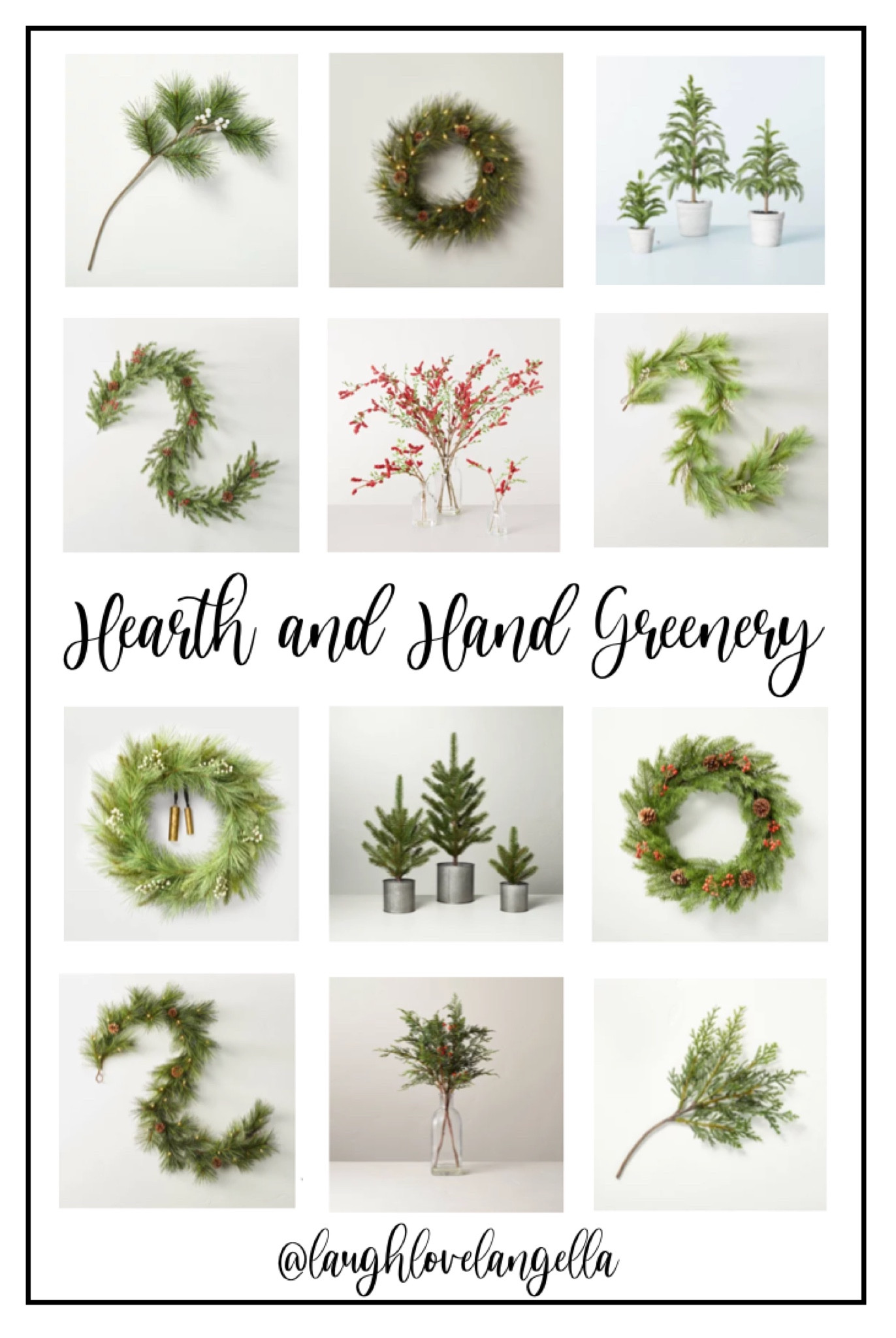 Hearth and Hand Holiday Greenery 

#LTKSeasonal #LTKHoliday #LTKhome