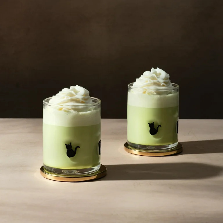 Thyme & Table 12 fl oz Halloween Cat Charm Drinking Glasses, Set of 2 | Walmart (US)