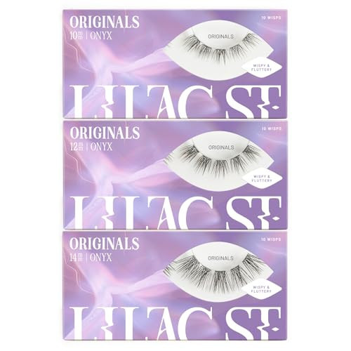 Lilac St - Originals Natural Faux Eyelash Clusters (10-12-14mm, 3 Pack) - Natural Look -DIY Lash Extension Wisps - Lightweight & Lifelike -Lasts 10 Days -Cruelty Free, Vegan, Women Founded -30 Lashes | Amazon (US)