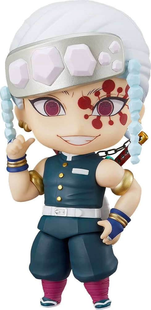 Good Smile Demon Slayer: Kimetsu no Yaiba: Tengen Uzui Nendoroid Action Figure, Multicolor | Amazon (US)