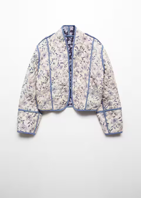 Quilted reversible jacket | MANGO (US)