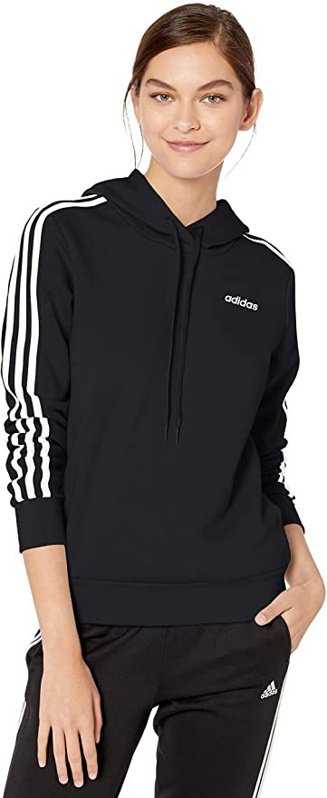 adidas Women's Essentials 3-stripes Fleece Hoodie Sweatshirt | Amazon (US)