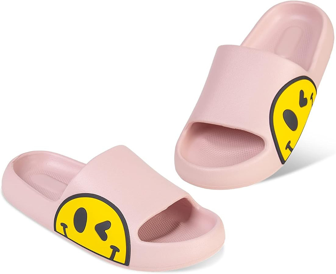 Womens Slides,Pillow Slippers Sandals for Men,Unisex Non slip Quick Dry Shower Shoes Indoor Outdo... | Amazon (US)