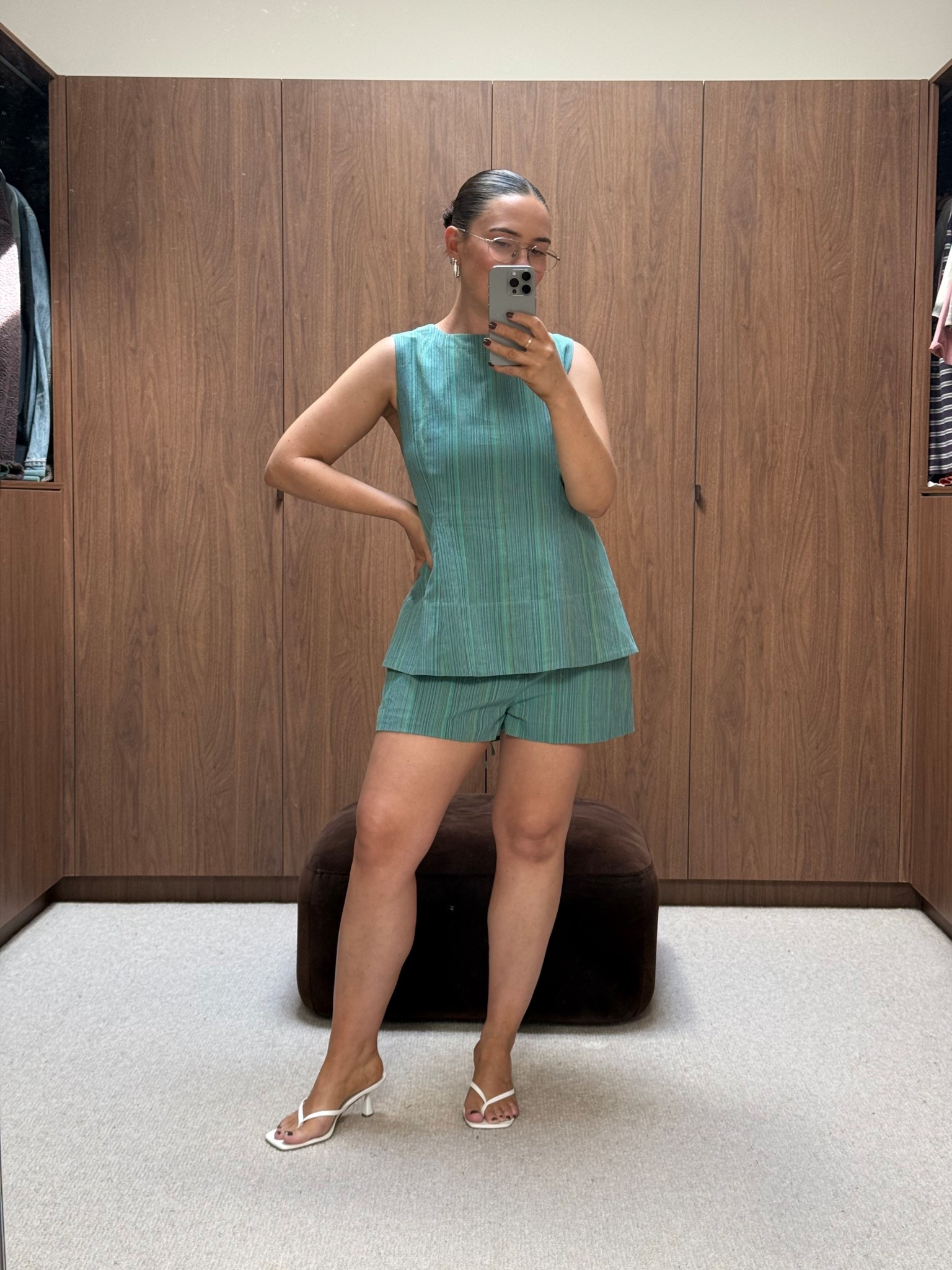 Wearing large in both top and shorts x 

#LTKspring #LTKdatenight #LTKaustralia