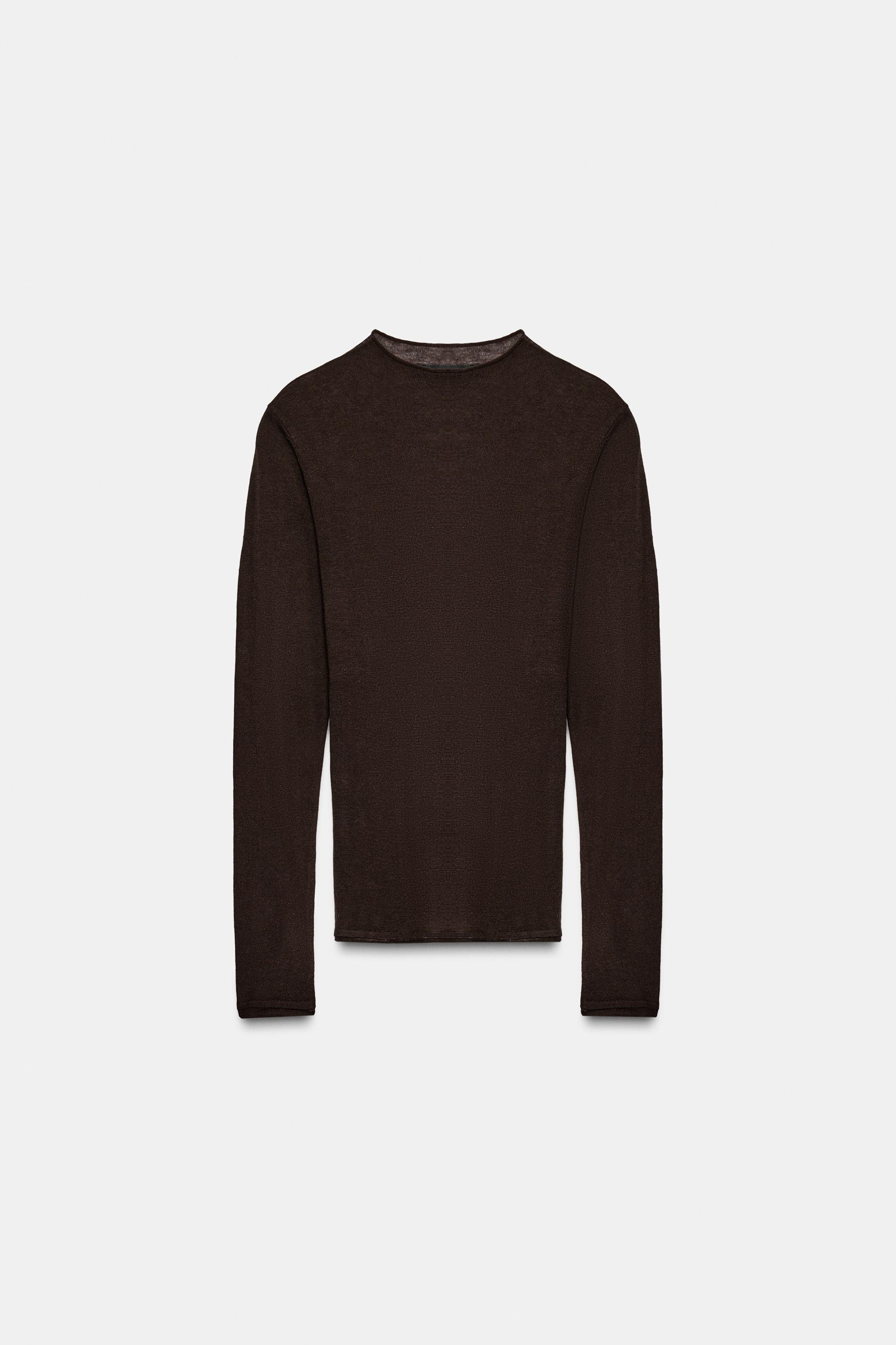 EXTRAFINE WOOL AND SILK TOP | Zara US