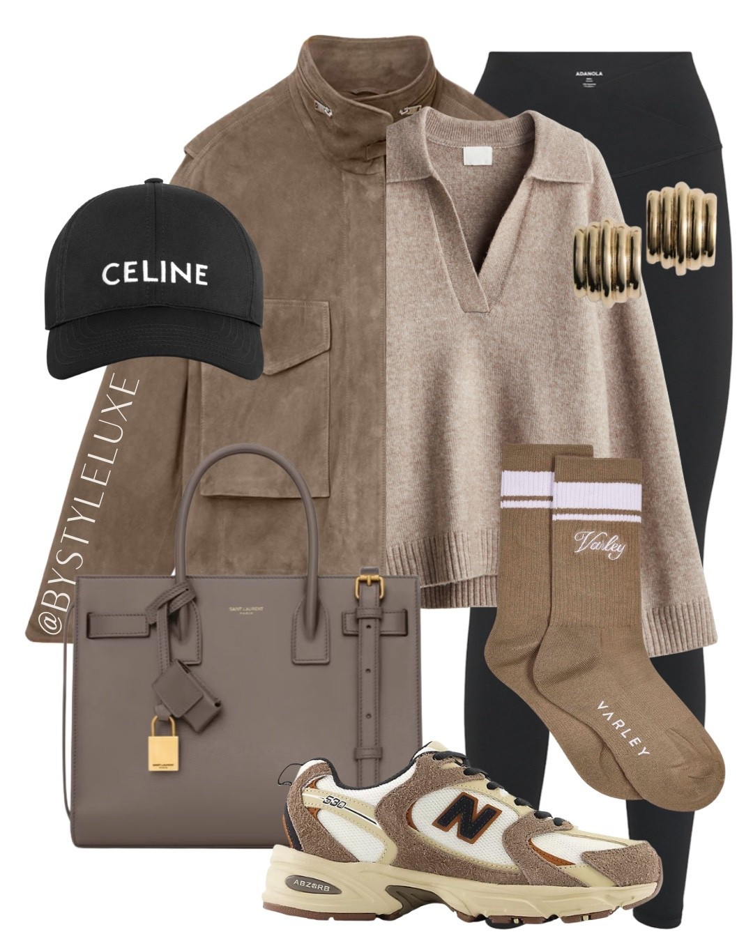 TRAINERS - styling these fave New Balance  trainers with a suede jacket and leggings for a casual everyday look

#trainers #suede #autumnoutfit

#LTKshoes #LTKwinter #LTKautumn