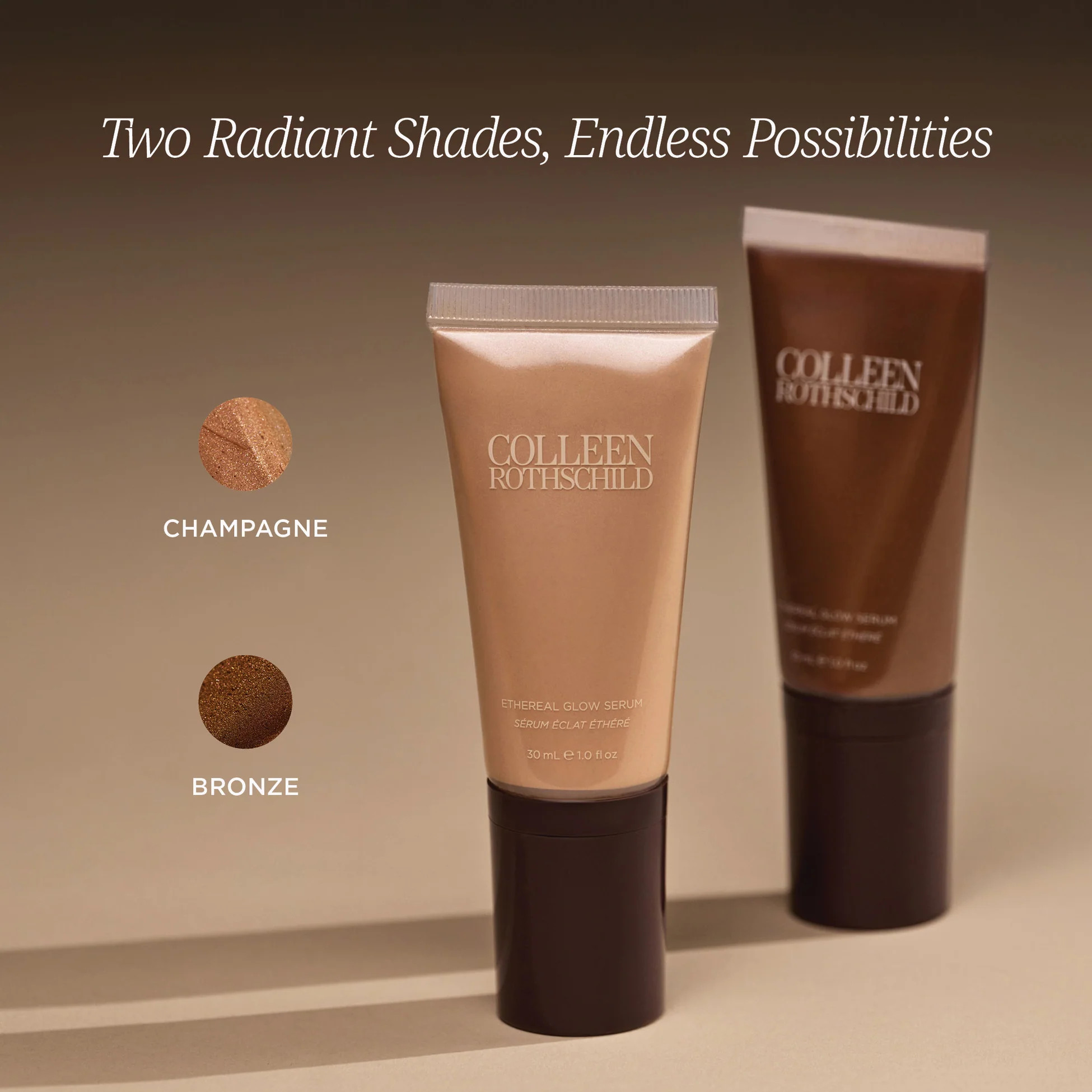 Ethereal Glow Serum in Bronze | Colleen Rothschild Beauty | New Arrival | Colleen Rothschild Beauty