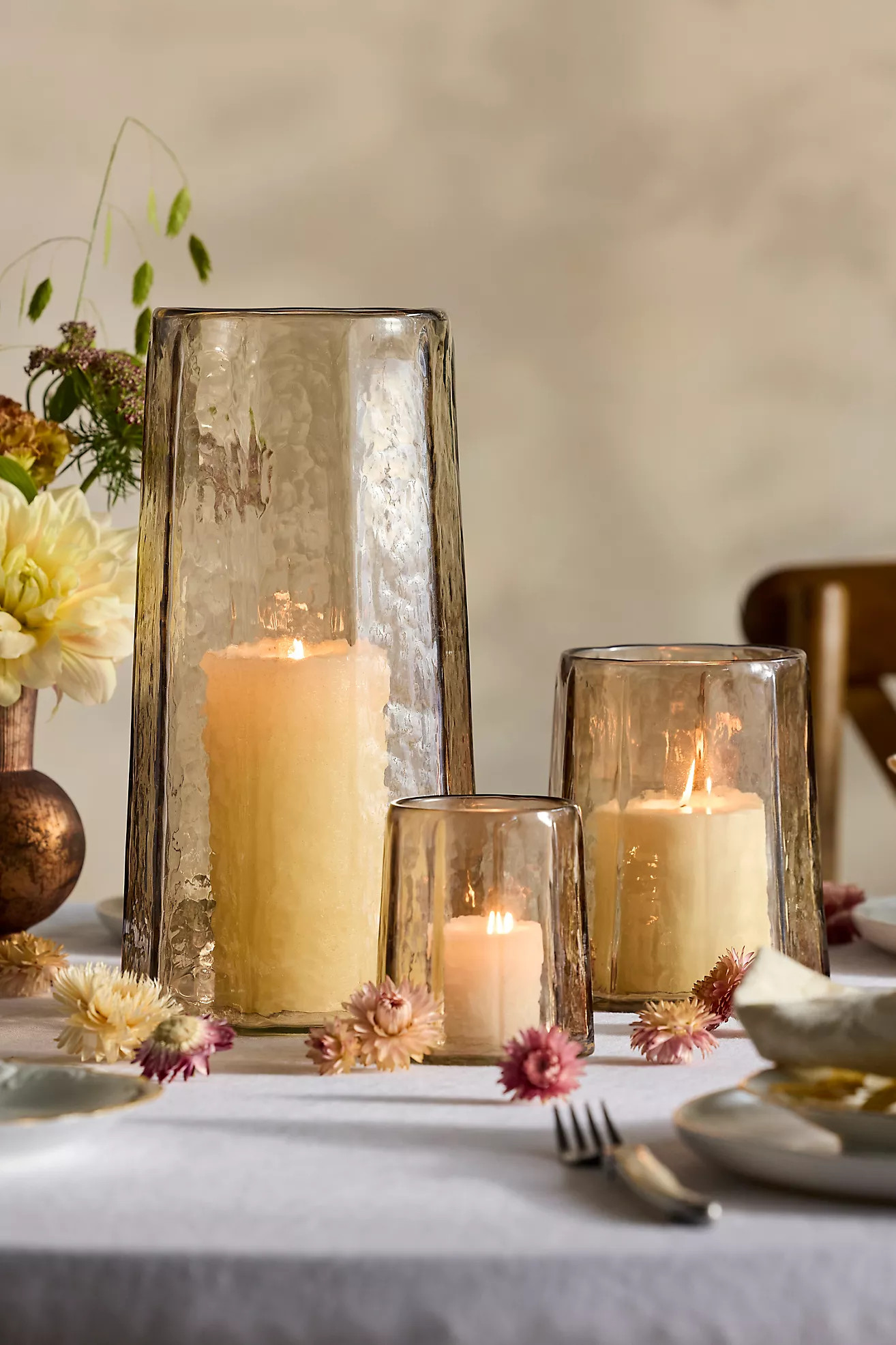 Glass Decagon Hurricane | Anthropologie (US)