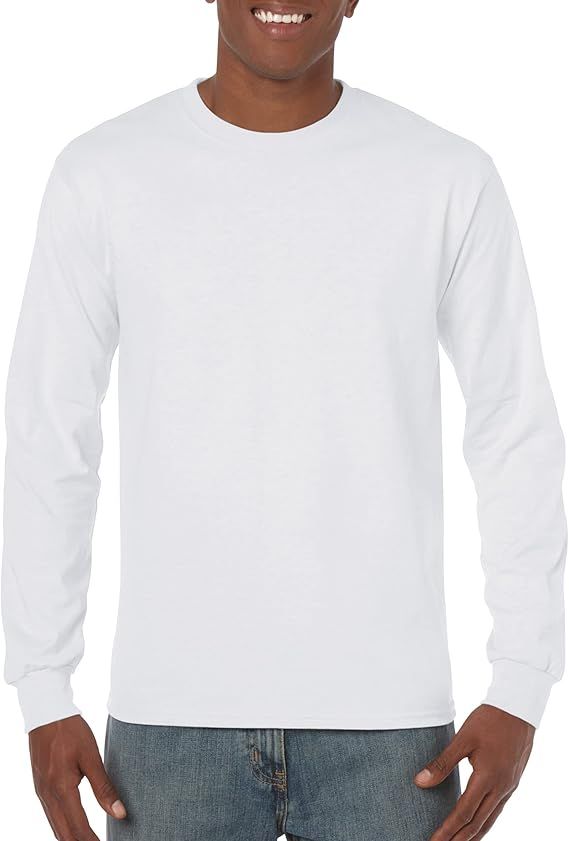 Gildan Heavy Cotton 100% Cotton Long Sleeve T-Shirt. | Amazon (US)