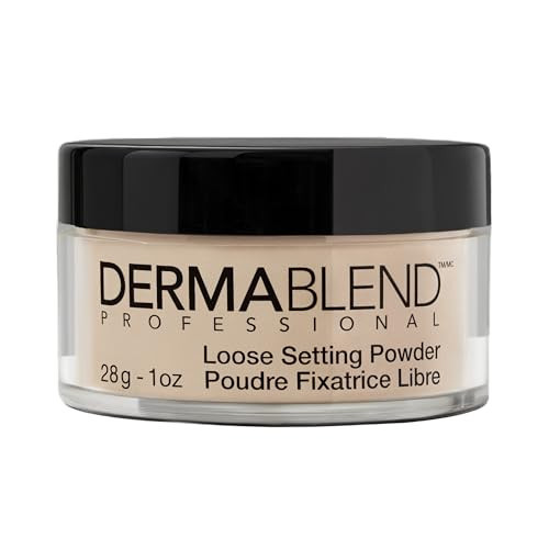Dermablend Loose Setting Powder, Cool Beige Face Powder & Finishing Powder Makeup for Light, Medium and Tan Skin Tones, Mattifying Finish and Shine Control, 1oz | Amazon (US)