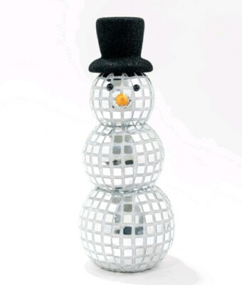NEW 2024 ⛄ Target Bullseye's Playground Disco Ball Christmas Snowman 8.75"   | eBay | eBay US