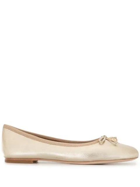 leather charm ballet flats | Farfetch (RoW)