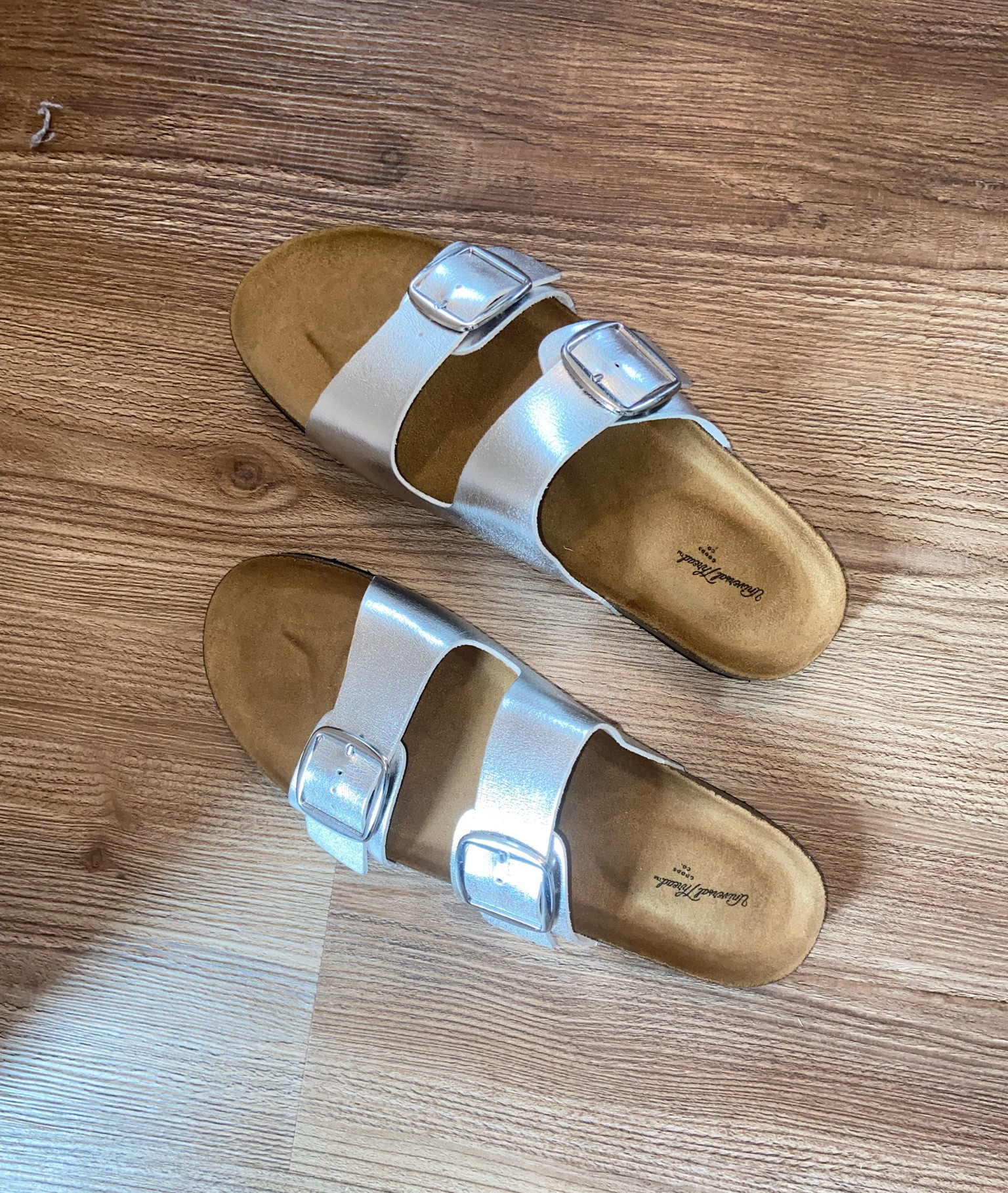 Metallic sandals 

#LTKfindsunder50 #LTKshoecrush