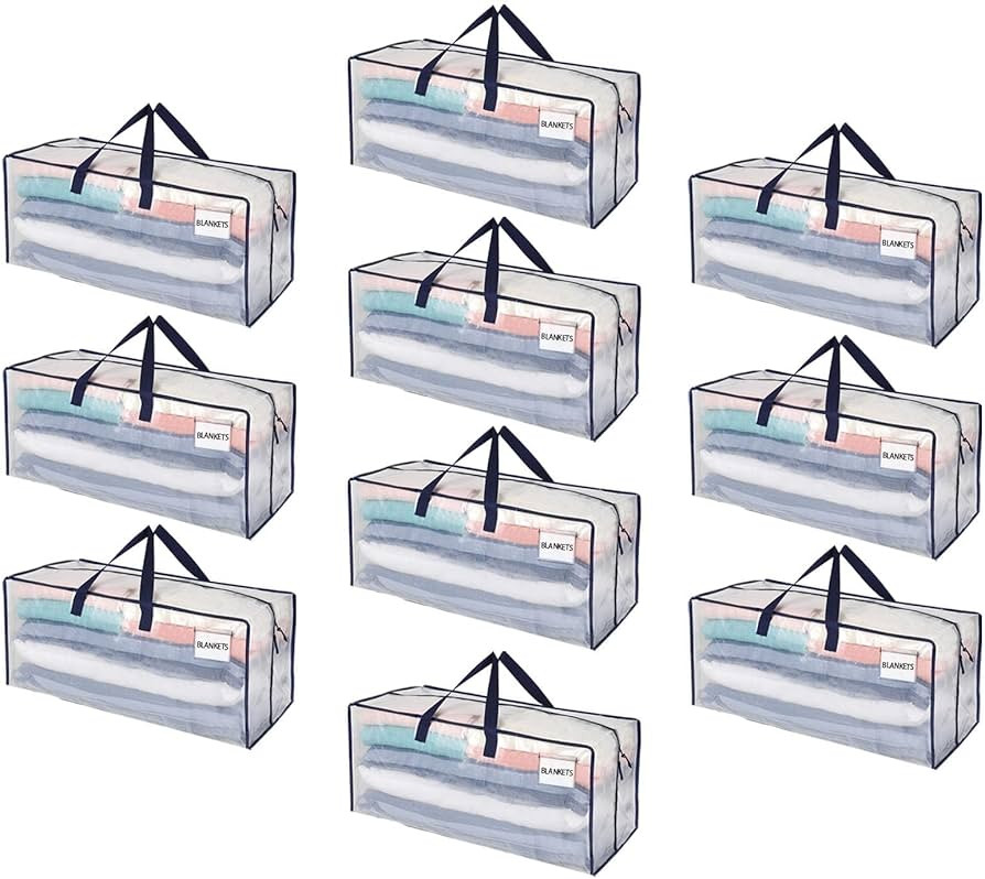 VENO 10 Pack Moving Bags w/Backpack Straps, Heavy Duty, Moving Boxes Alternative, Packing Supplie... | Amazon (US)