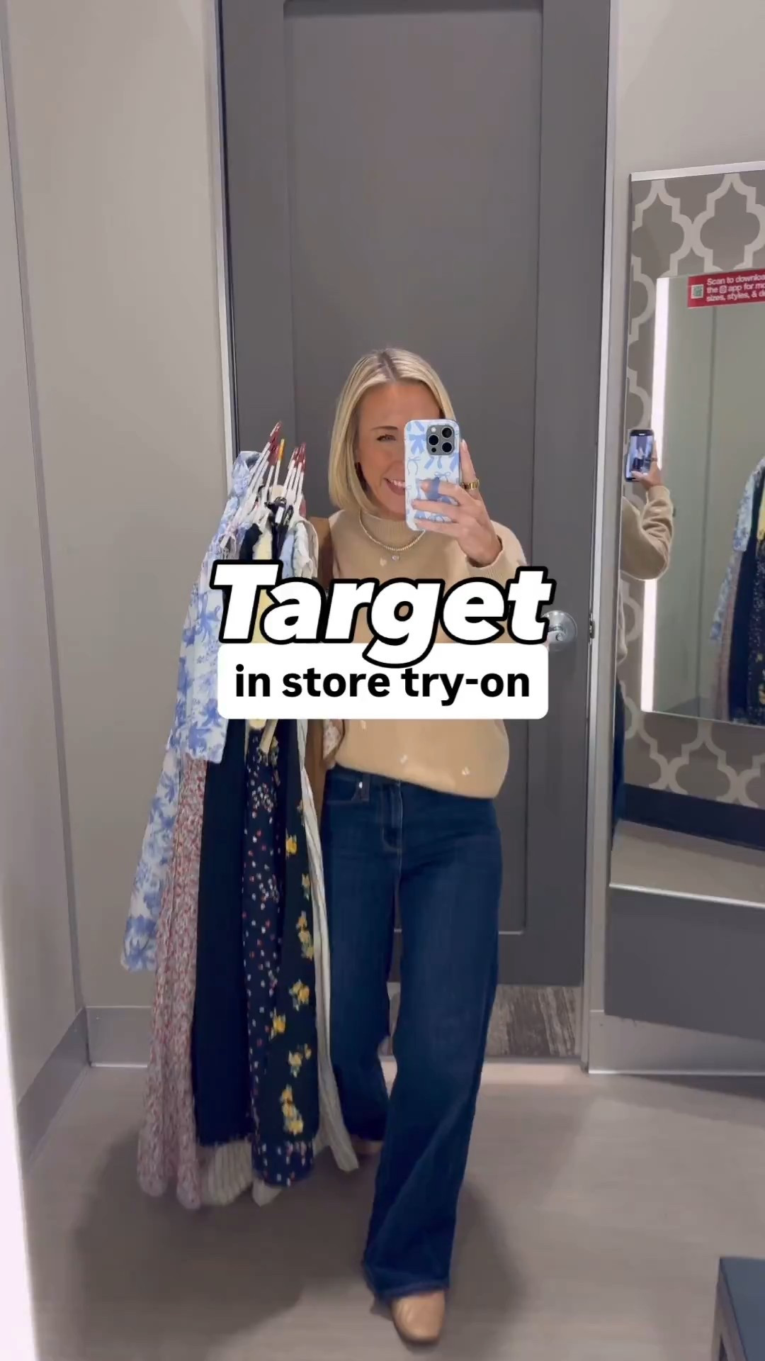 Target; in store try-on * Bella Stretch Wide Leg Jeans - Size: 25 - Inseam: 30. Color: Midnight Blue. * Embroidered Floral Crew Neck Sweater - size Small. 1. Short Sleeve Pointelle Crewneck Sweater - size XS. 2. Effortless Pull-On Pants - size XS. 3. Short Sleeve Fuzzy Polo T-Shirt - size Small. 4. Crepe Printed Pants - size XS. 5. Short Sleeve Scoop Neck Pointelle Blouse - size Small. 6. Linen Wide Leg Pull-On Pants - size XS. 7. Belted Jumpsuit - size XS. 8. Sleeveless Midi A-Line Dress - size XS. 9. Sleeveless Ruffle Maxi Sundress - size XS. 10. Puff Sleeve Mini Shirtdress - size XS. * Tan Heel - tts.
 

 

#LTKOver40 #LTKFindsUnder50 #LTKSeasonal