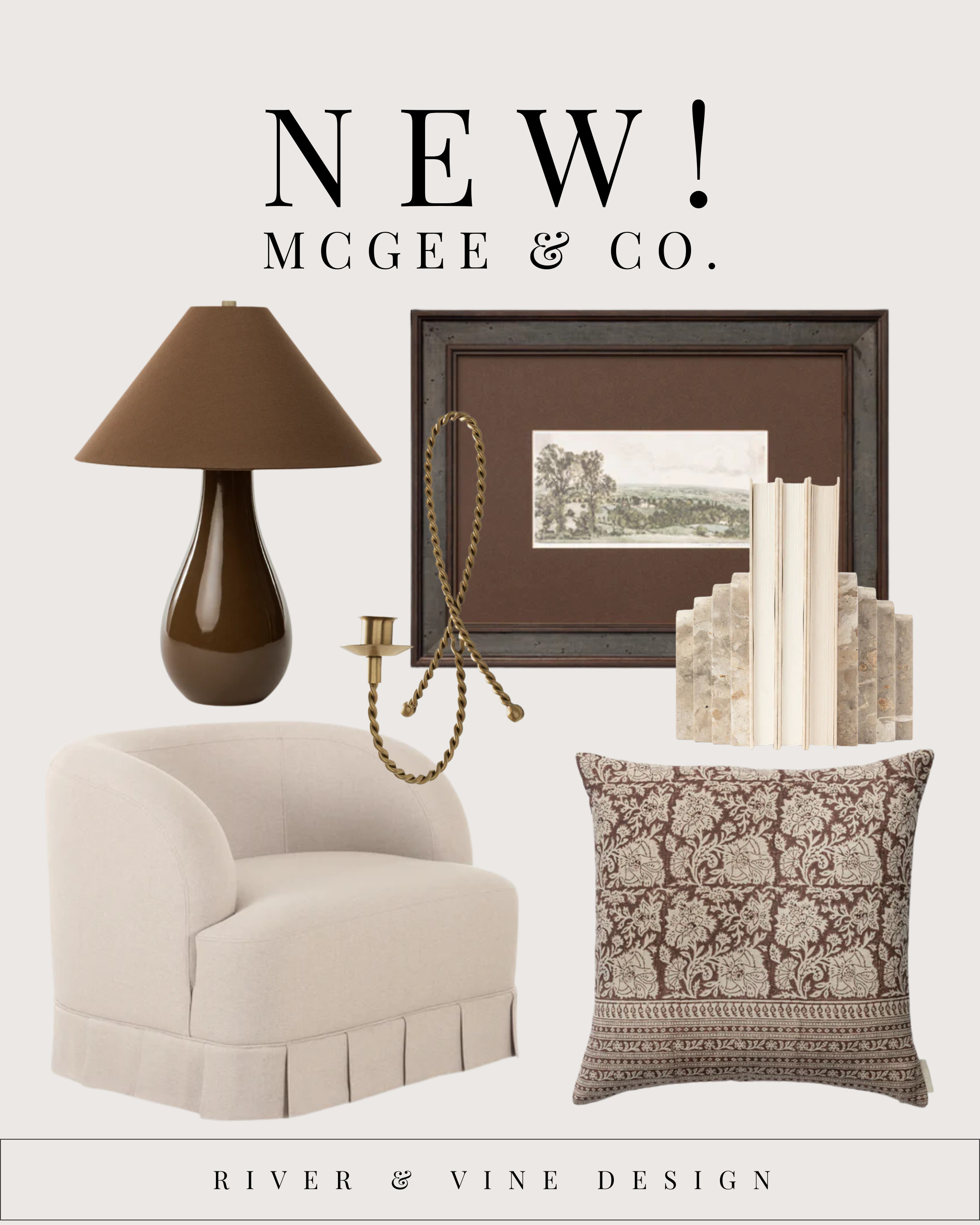 I didn’t need anything… until I saw these!

McGee & Co.’s new arrivals are one of those drops where every piece just works. Soft curves, warm browns, and classic details that instantly make a space feel richer and more intentional — without trying too hard.

These are the kinds of pieces you buy once and move from room to room for years. A chair that instantly upgrades a corner. A lamp that makes everything around it look better. Pillows and accents that add depth without stealing the spotlight.

If your home feels good but not quite finished, this is exactly the type of update that changes that feeling!

👉 Tap to shop the new arrivals
👉 Fair warning: it’s hard to choose just one! 

 #LTKSeasonal #LTKHome