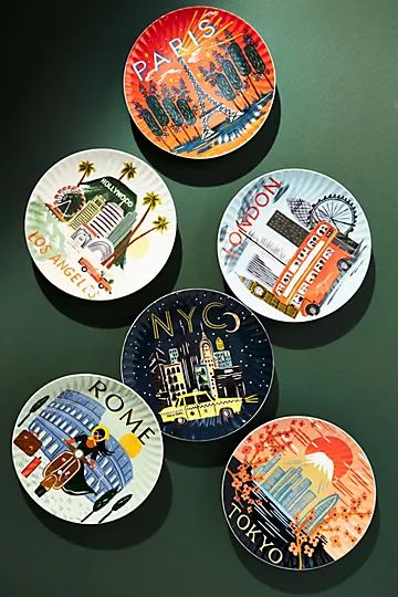 Rifle Paper Co. for Anthropologie Travel Plate | Anthropologie (US)