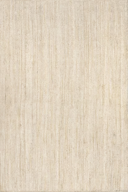 Off White Jute Braided Area Rug | Rugs USA