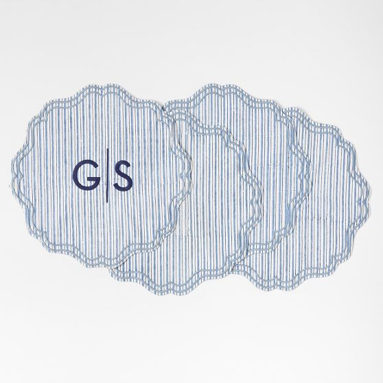 Scalloped Placemats, Set of 4 | Mark and Graham