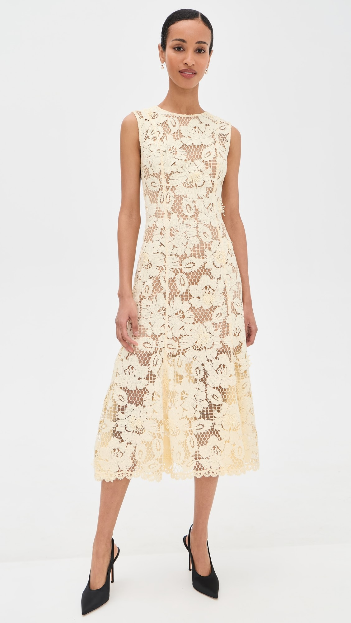 Lace Midi Dress | Shopbop