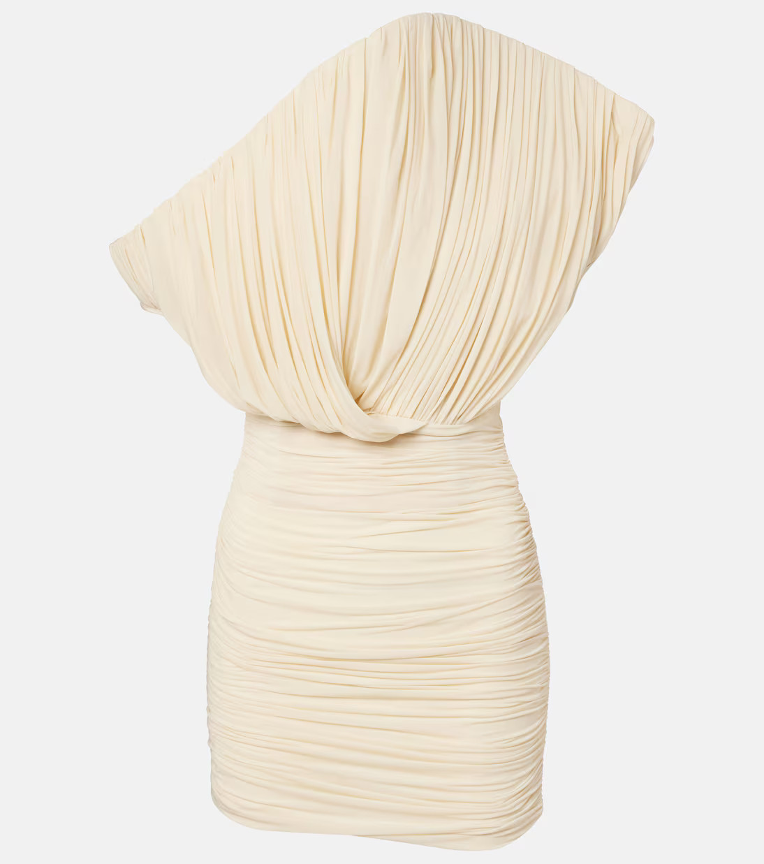 Asymmetric ruched minidress | Mytheresa (US/CA)