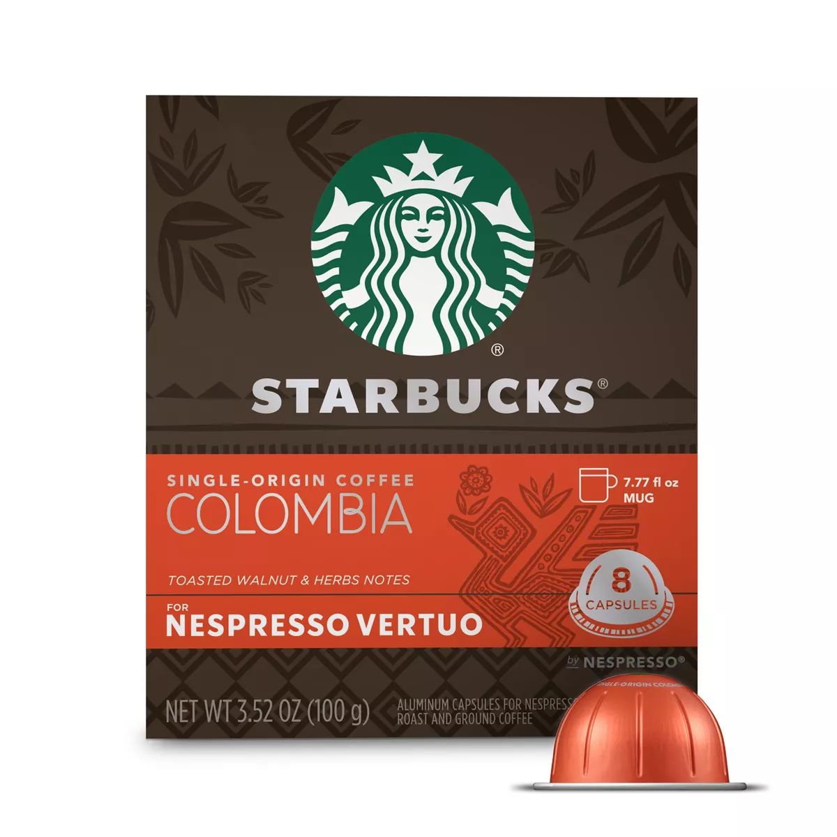 Starbucks by Nespresso Vertuo Line Pods Medium Roast Coffee Single-Origin Colombia - 8ct | Target
