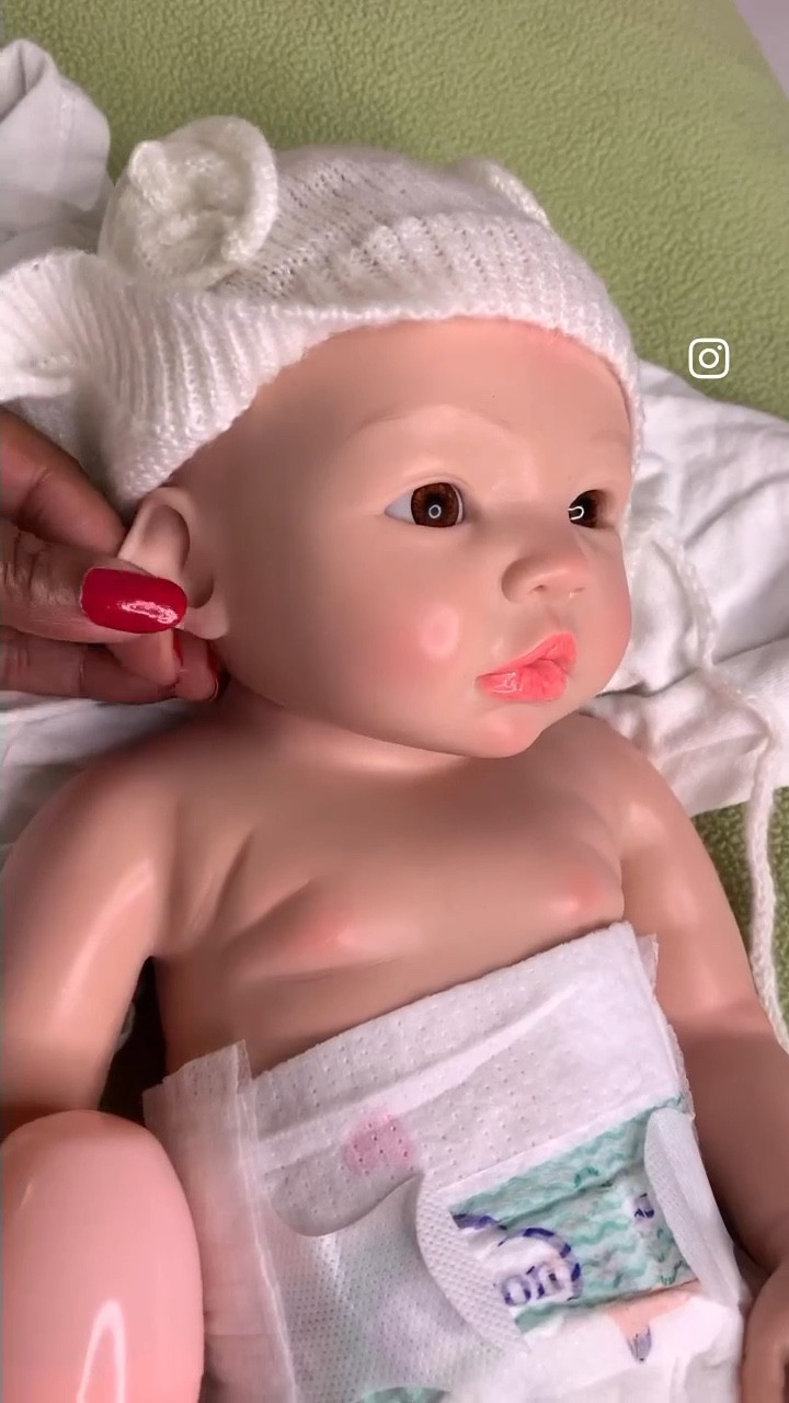 Can Drink Milk Can Pee Silicone Reborn Dolls Soft Full Body Solid