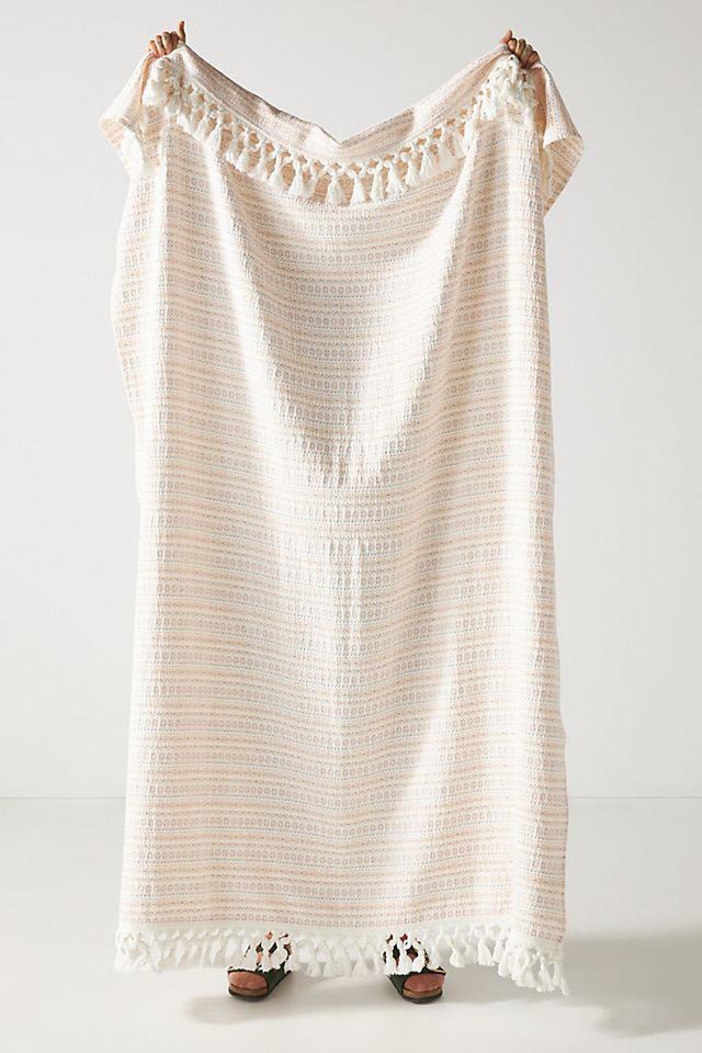 Tasseled Beata Throw Blanket | Anthropologie (US)