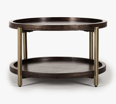 Brentwood 32" Round Coffee Table | Pottery Barn (US)
