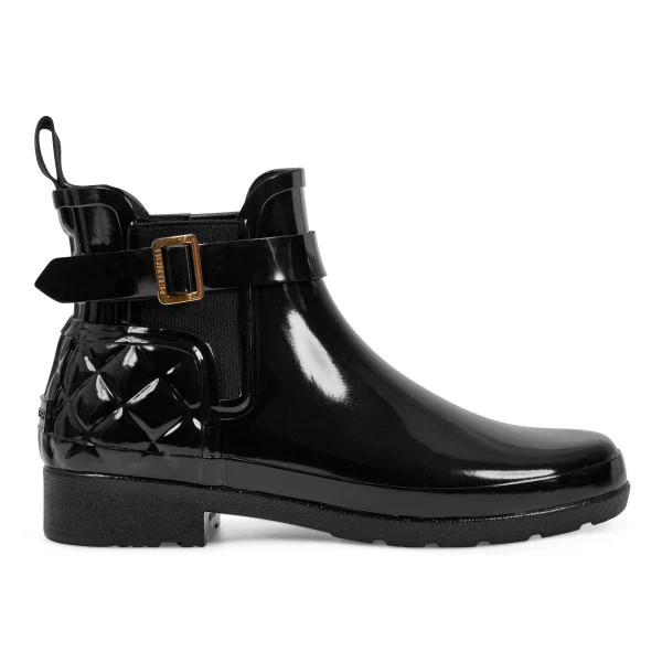 Women's Quilted Gloss Refined Slim Fit Chelsea Boots | Hunter Boots