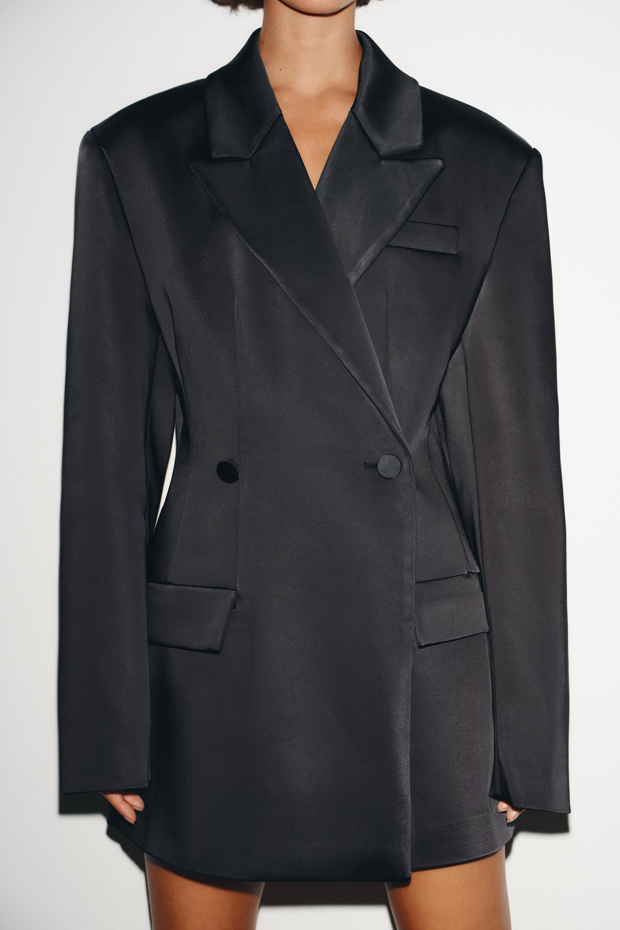 SATINIERTER BLAZER MIT MULTIPOSITIONSKNOPF | Zara DE