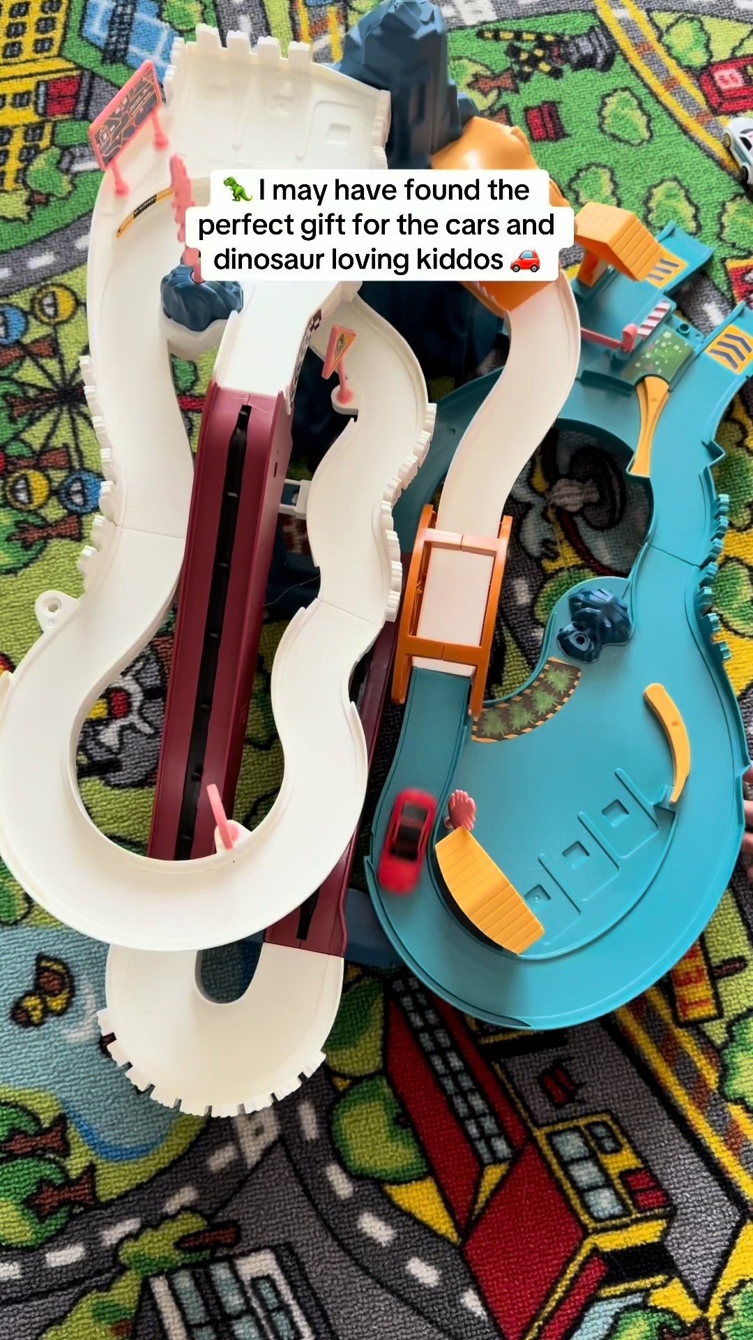 For the kid who turns every play session into a dinosaur race, this track is a winner. Dinosaurs plus racing makes this such a fun birthday or holiday gift. 

 #LTKmomlife #LTKSaleAlert #LTKKids